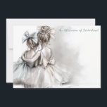 Romantische Sister Day Tea Afternoon Uitnodiging<br><div class="desc">Host een oprechte Zuster Dag thee met deze romantische pastel illustratie. Twee zussen lopen hand in hand in sierlijke tutu-rokken - het perfecte ontwerp voor theefeesten,  zusterverjaardagen of vriendschapsvieringen. Volledig bewerkbaar om aan uw eventgegevens te voldoen.</div>