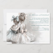 Romantische Sister Day Tea Afternoon Uitnodiging (Voorkant)