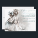 Romantische Sister Day Tea Afternoon Uitnodiging<br><div class="desc">Host een oprechte Zuster Dag thee met deze romantische pastel illustratie. Twee zussen lopen hand in hand in sierlijke tutu-rokken - het perfecte ontwerp voor theefeesten,  zusterverjaardagen of vriendschapsvieringen. Volledig bewerkbaar om aan uw eventgegevens te voldoen.</div>