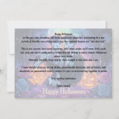 🌈🎃Romantische Skelet Dans kaart (Achterkant)
