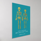 Romantische skeletten folie afdrukken (Laagn)