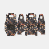 Romantische skeletten kussen Gotische schedels bru Bedankdoosjes (Uitgevouwen)