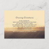 romantische snaarlichten boombruiloft informatiekaartje (Achterkant)