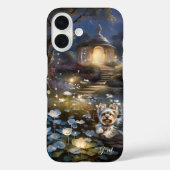 Romantische Sprookje Gazebo Terriër Hond Case-Mate iPhone Case (Achterkant)