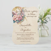 Romantische  sprookje kaart (Staand voorkant)