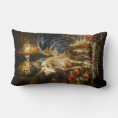 Romantische Sprookjesbos Eenhoorn Met Vleugels Kussen (Achterkant)