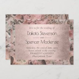 Romantische Steampunk | Antiek Vintage Ephemera Kaart