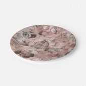 Romantische Steampunk | Antiek Vintage Ephemera Papieren Bordje (Gekanteld)