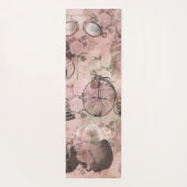 Romantische Steampunk | Antiek Vintage Ephemera Yogamat (Achterkant)