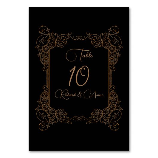  Romantische Steampunk Sprookjesachtige Tafel Kaar Kaart (Achterkant)