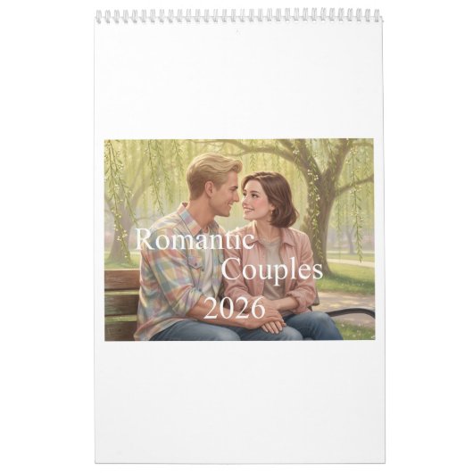 Romantische stellen kalender 2026 01B (Hoes)