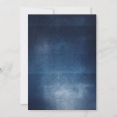 Romantische sterren Repetitie Diner Uitnodiging (Achterkant)