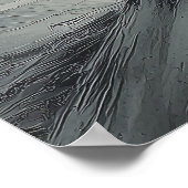 Romantische sterrenkijken onder de Melkweg - Houts Poster (Hoek)