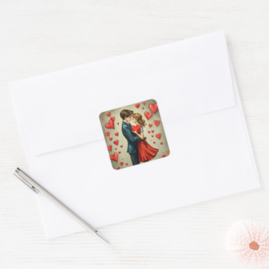 Romantische Stickers (Envelop)