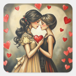 Romantische Stickers