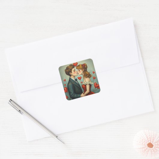 Romantische Stickers (Envelop)