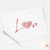 Romantische Stickers voor Valentijnsdag (Envelop)