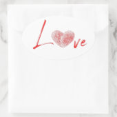 Romantische Stickers voor Valentijnsdag (Tas)