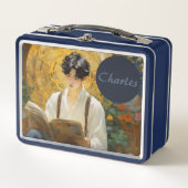 Romantische stijl kunst van het lezen van jongens (Voorkant)