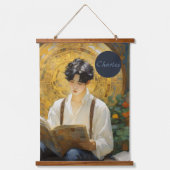 Romantische stijl kunst van het lezen van jongens hangend wandkleed (Voorkant)