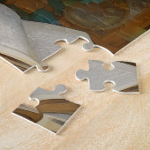 Romantische stijl kunst van het lezen van jongens legpuzzel (Zijkant)