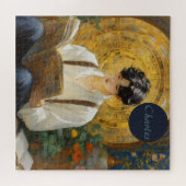 Romantische stijl kunst van het lezen van jongens legpuzzel (Horizontaal)