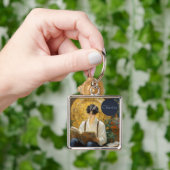 Romantische stijl kunst van het lezen van jongens sleutelhanger (Hand)