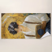 Romantische  stijl kunst van het lezen van jongens strandlaken (Voorkant)