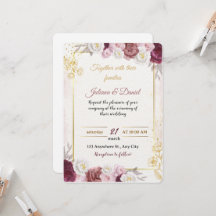 Romantische stoffige roze bloemen bruiloftsinvatie