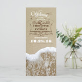 Romantische strand bruiloft programma's met zee sc (Staand voorkant)