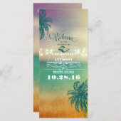 Romantische strand bruiloft programma's - Sunset L (Voorkant / Achterkant)