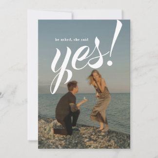 Romantische strand verloving partij uitnodiging