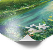 Romantische stranddroom: geloof in jezelf Poster (Hoek)