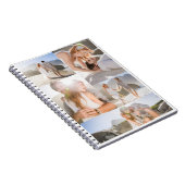 Romantische strandfotocollage notitieboek (Rechterzijde)
