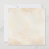 Romantische strandharten redden de datum | Waterve Save The Date (Achterkant)