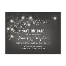 Romantische String Lichten Zwart & Wit Sla de datu