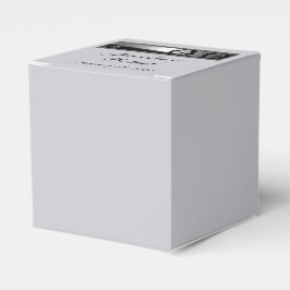 Romantische Stroll Monogram in Zilver Zwart Bruilo Bedankdoosjes