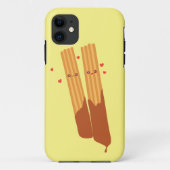 Romantische suikerachtige Spaanse churros met choc Case-Mate iPhone Case (Achterkant)