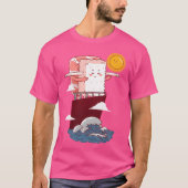 Romantische sushi t-shirt (Voorkant)