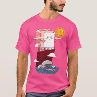 Romantische sushi t-shirt