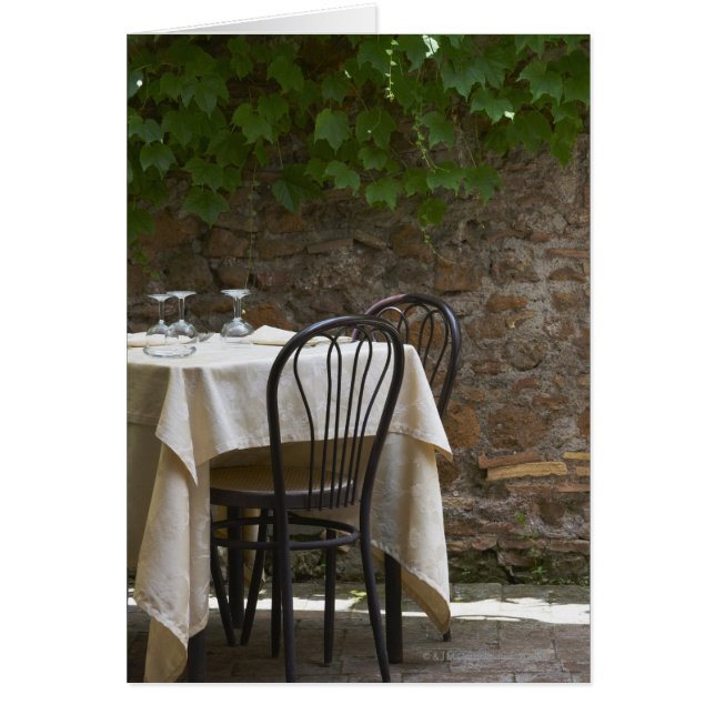 romantische tafel voor twee (Voorkant)