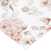 Romantische tafelloper met bloemenpatroon (Hoek)