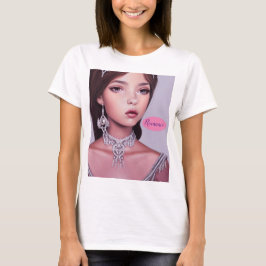 Romantische tienerprinses t-shirt