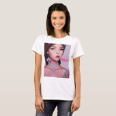 Romantische tienerprinses t-shirt (Voorkant volledig)
