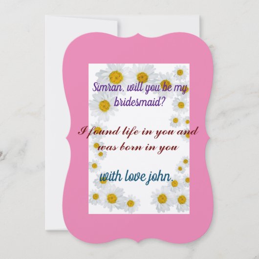 Romantische tinten romantische tinten en sentiment kaart (Voorkant)