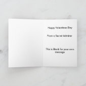 Romantische Tortelduifjes Kussen op een Tak Feestdagen Kaart (Binnen)