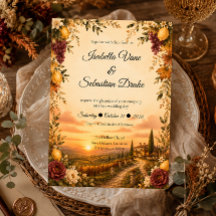 Romantische Toscaanse Bruiloft