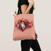 Romantische Tote Bag Liefdescadeau voor Koppel (Dichtbij)
