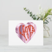 Romantische Trendy Valentijn Feestdagenkaart (Staand voorkant)