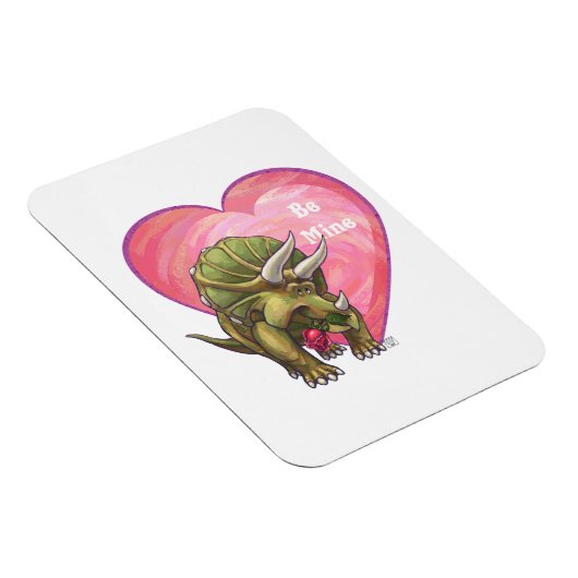 Romantische Triceratops zijn van mij Magneet (Rechterzijde)